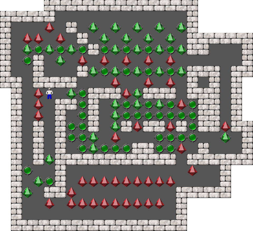 Sokoban Mass Remodel level 940